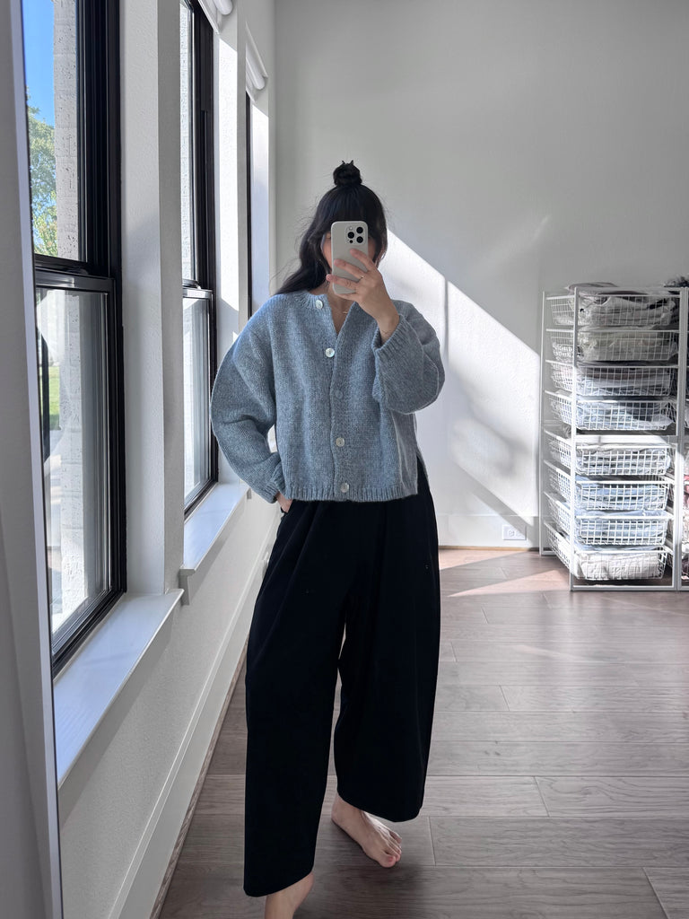Tailoring Maxi Pants, Black