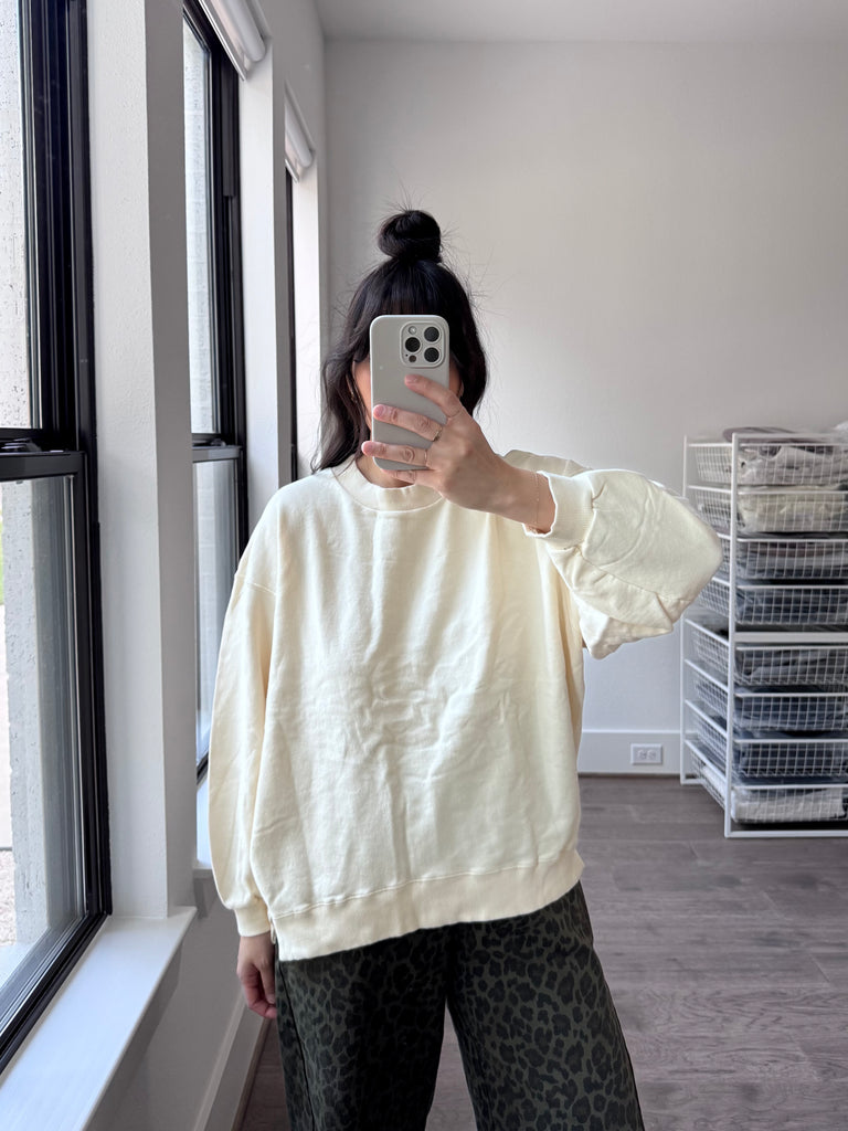 Annabelle Sweatshirt, Cream