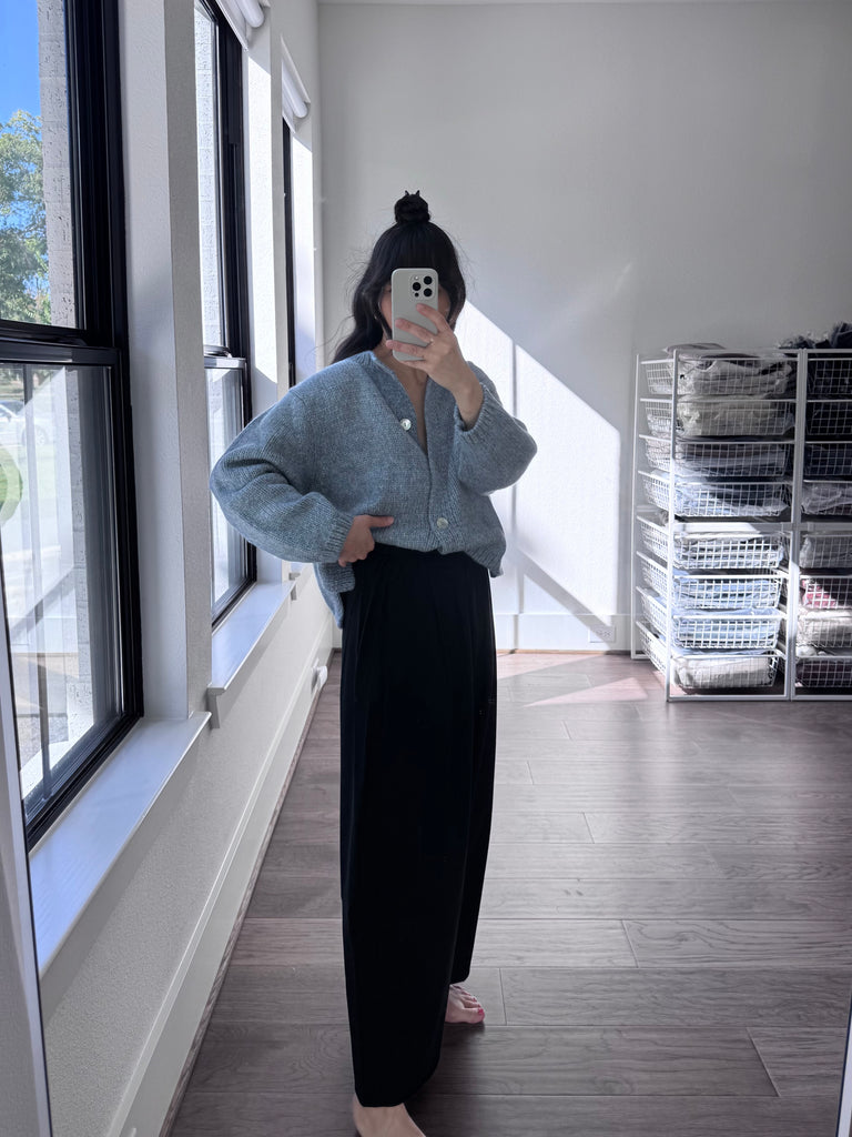 Tailoring Maxi Pants, Black