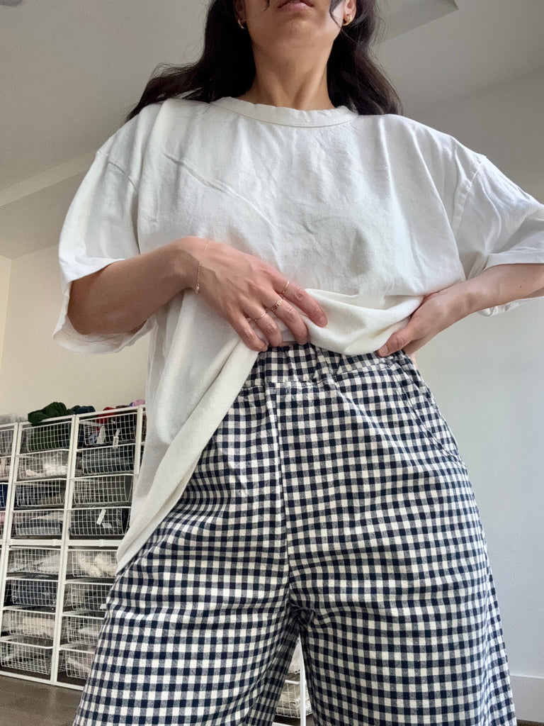 Arc Pants, Blue Gingham