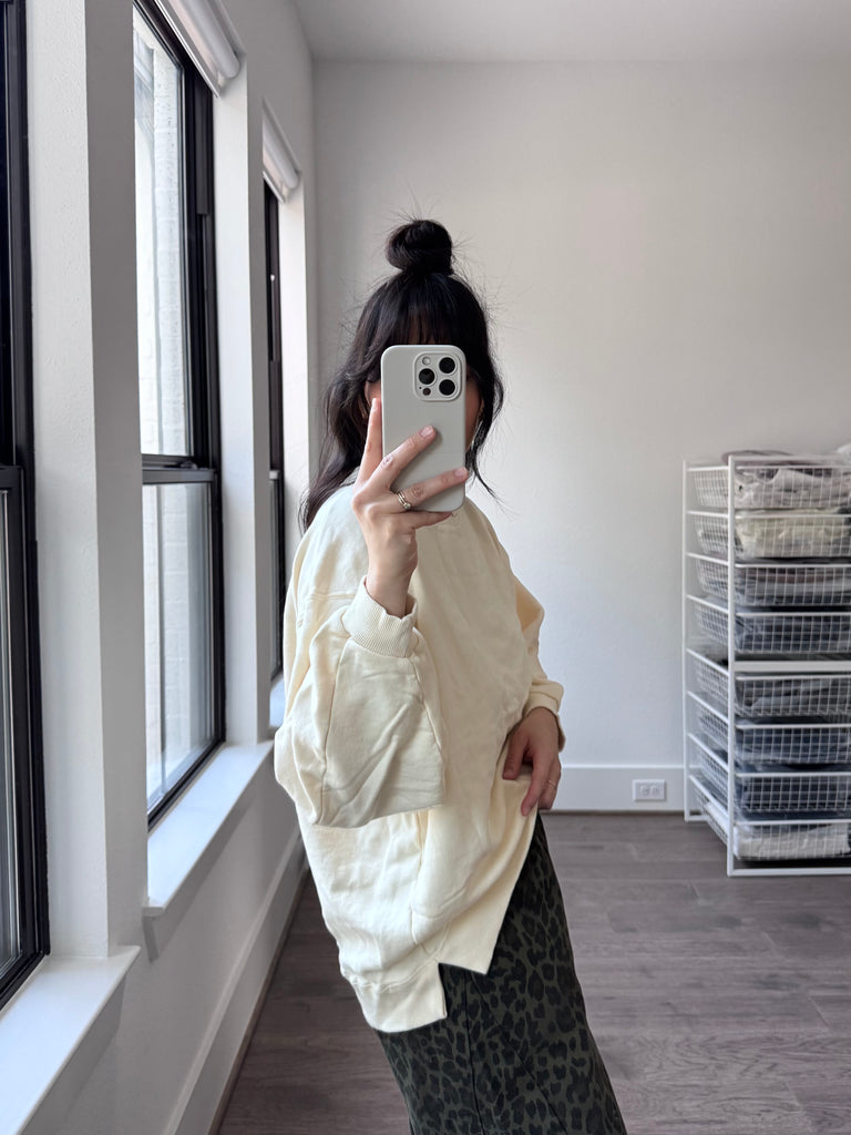 Annabelle Sweatshirt, Cream