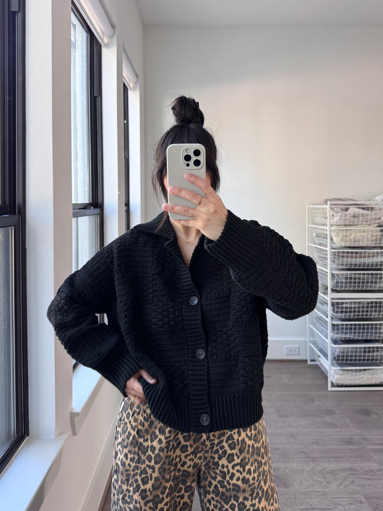 Prietema Cotton Jacket, Black