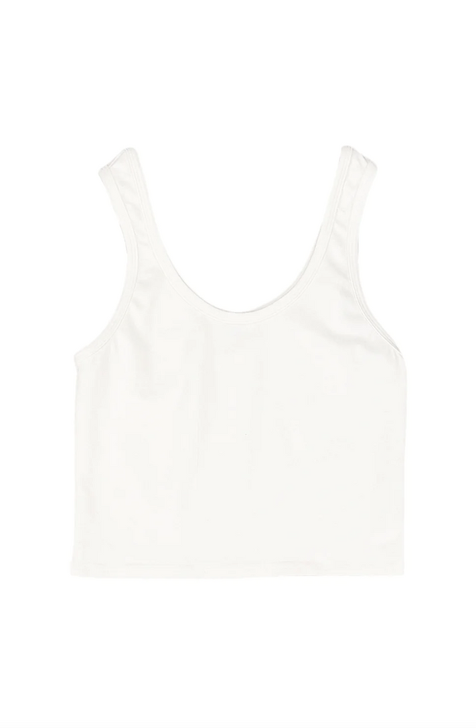 Sporty Tank, Washed White