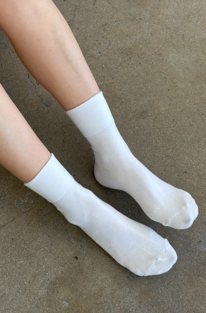 Sneaker Socks, Classic White