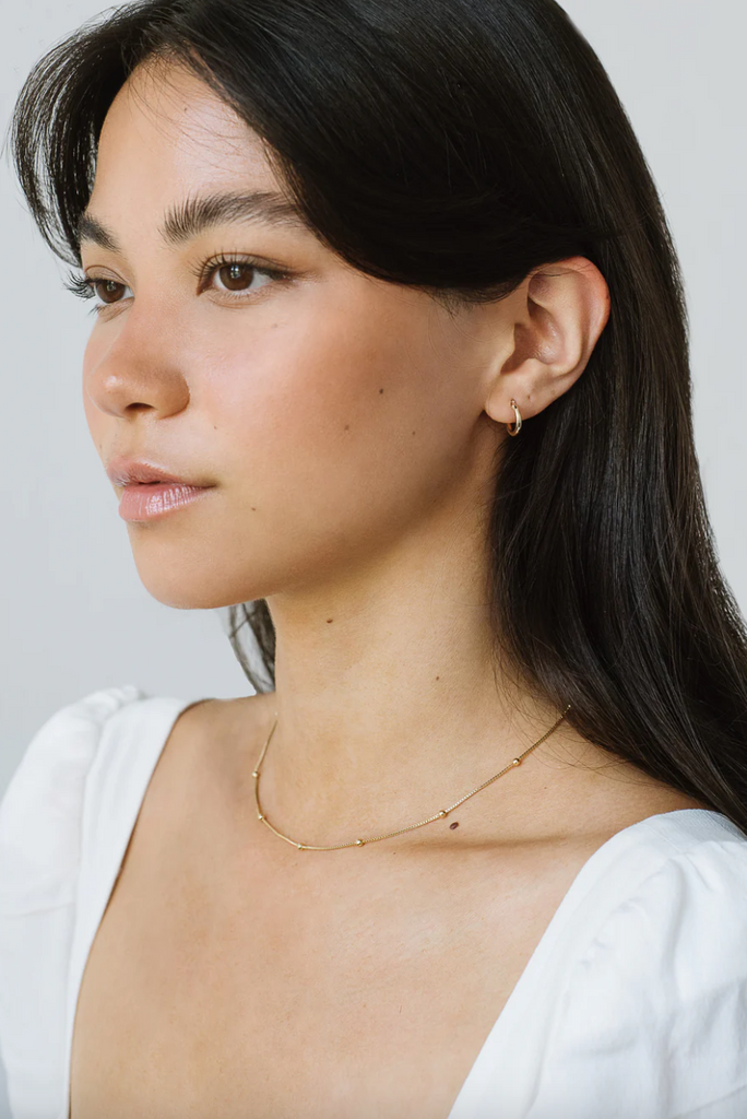 Nina Hoops 12mm, 14K Gold