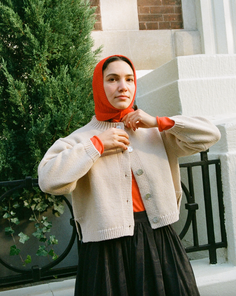 Shiloh Cotton Cardigan, Oatmeal