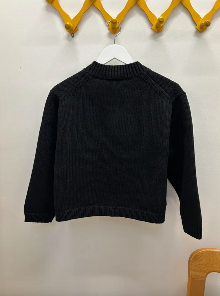 Shiloh Cotton Cardigan, Black