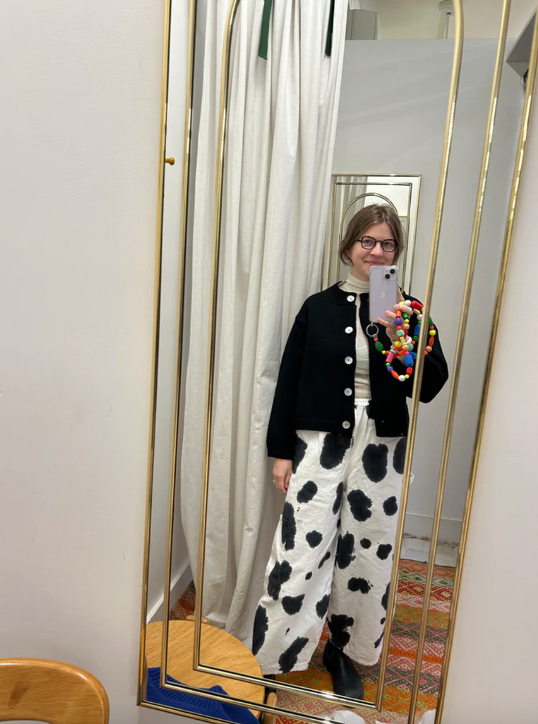 Shiloh Cotton Cardigan, Black