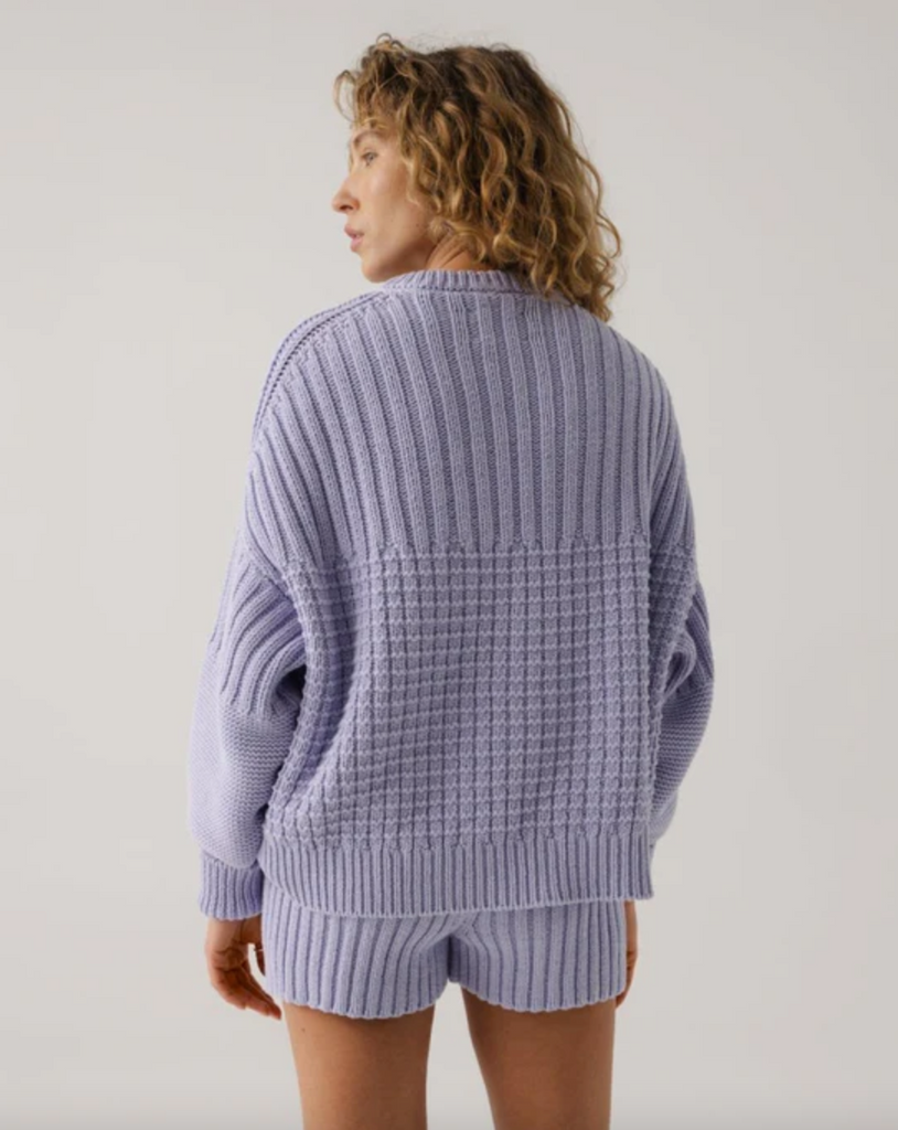 Delčia Cotton Sweater, Lilac