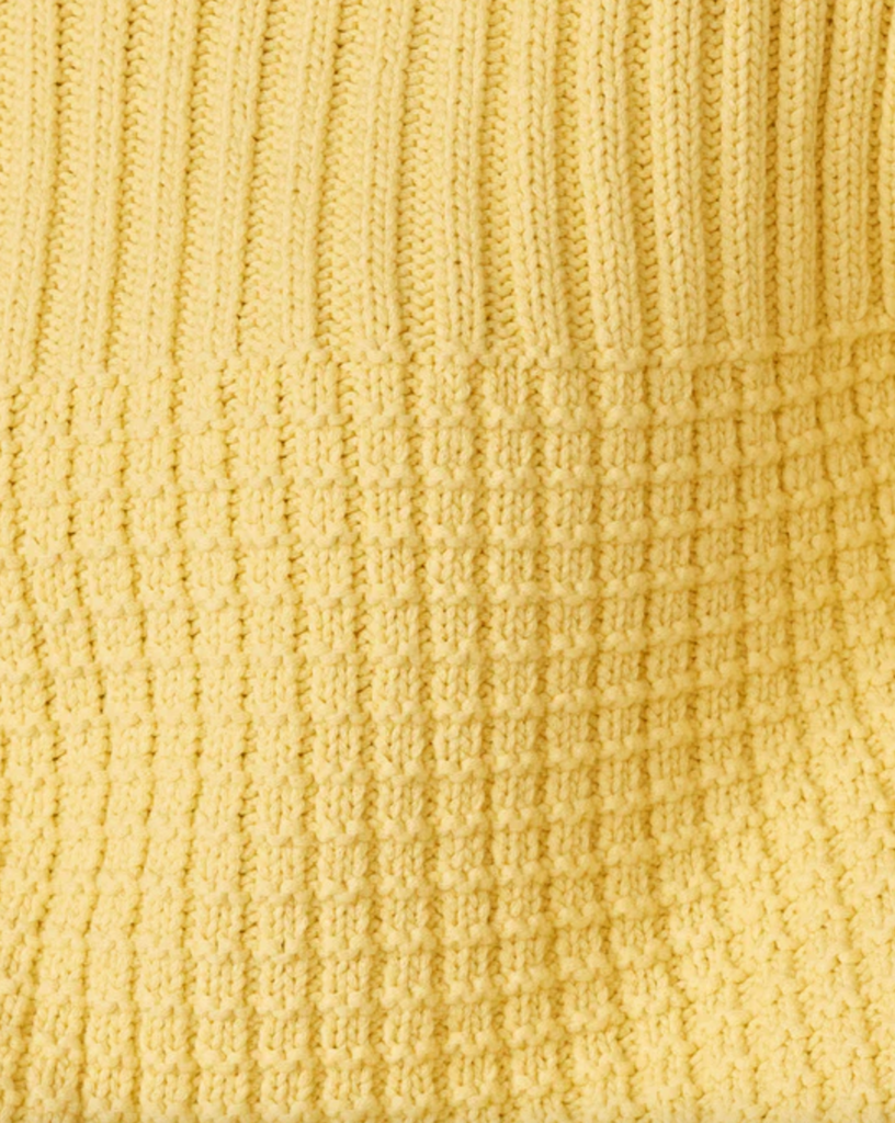 Delčia Cotton Sweater, Lemon