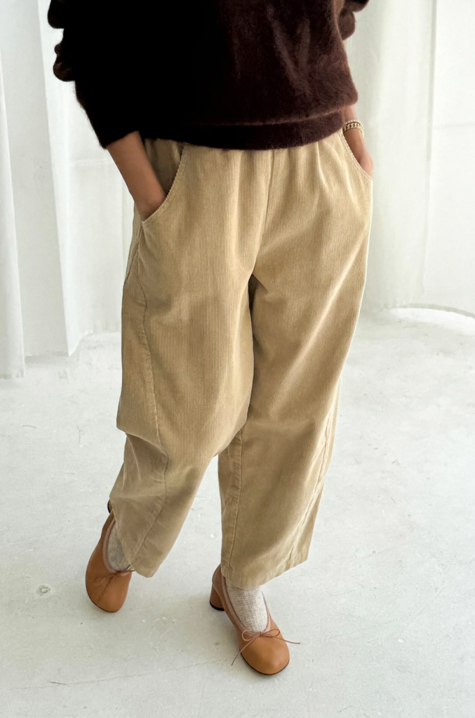 Corduroy Arc Pants, Khaki