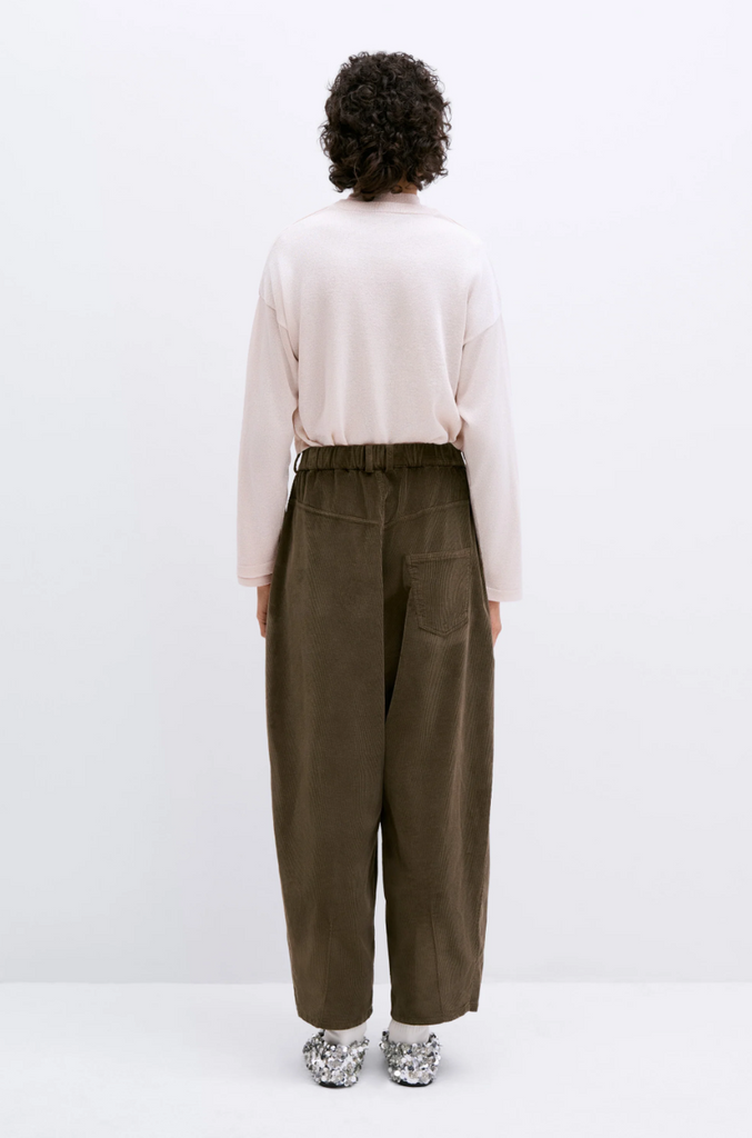 Corduroy Baggy Pants, Moss