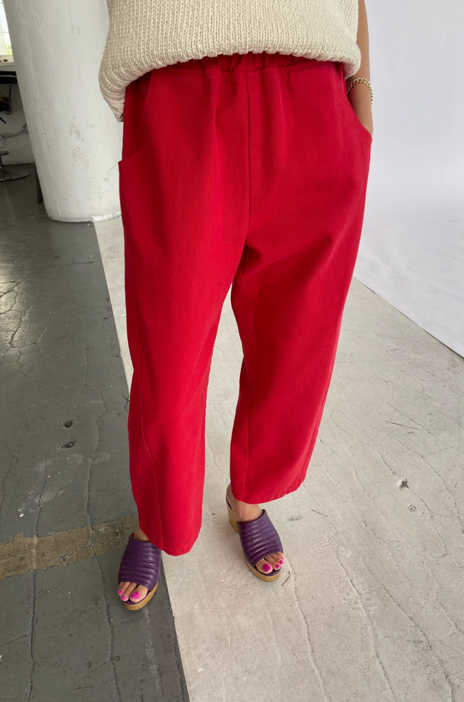 Arc Pants, Crayon Red