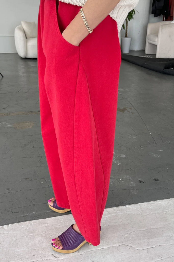 Arc Pants, Crayon Red