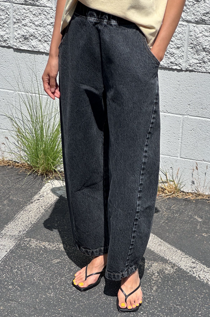 Arc Pants, Black Denim