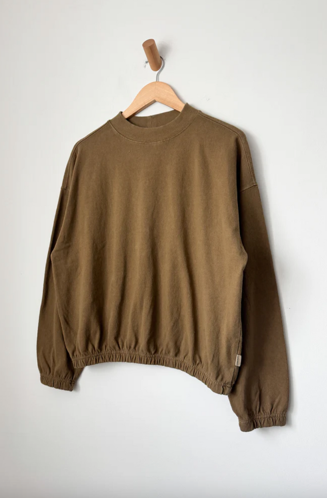 Daisy Long Sleeve Top, Tobacco