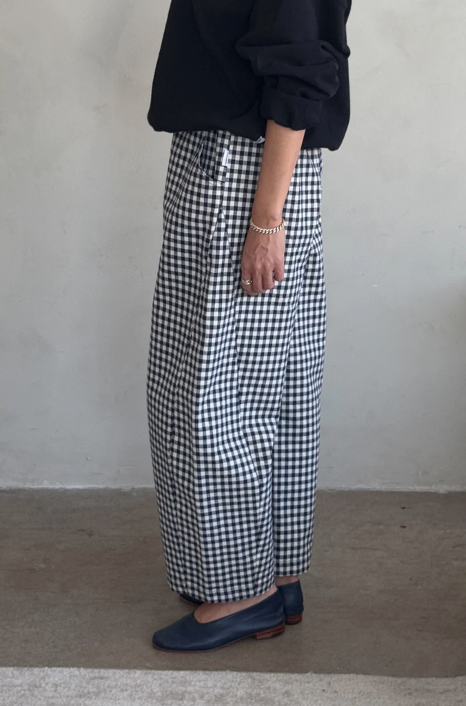 Arc Pants, Blue Gingham