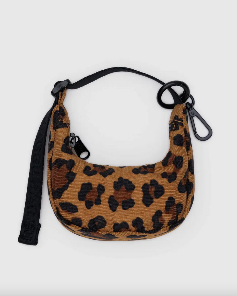 Crescent Bag Charm, Leopard