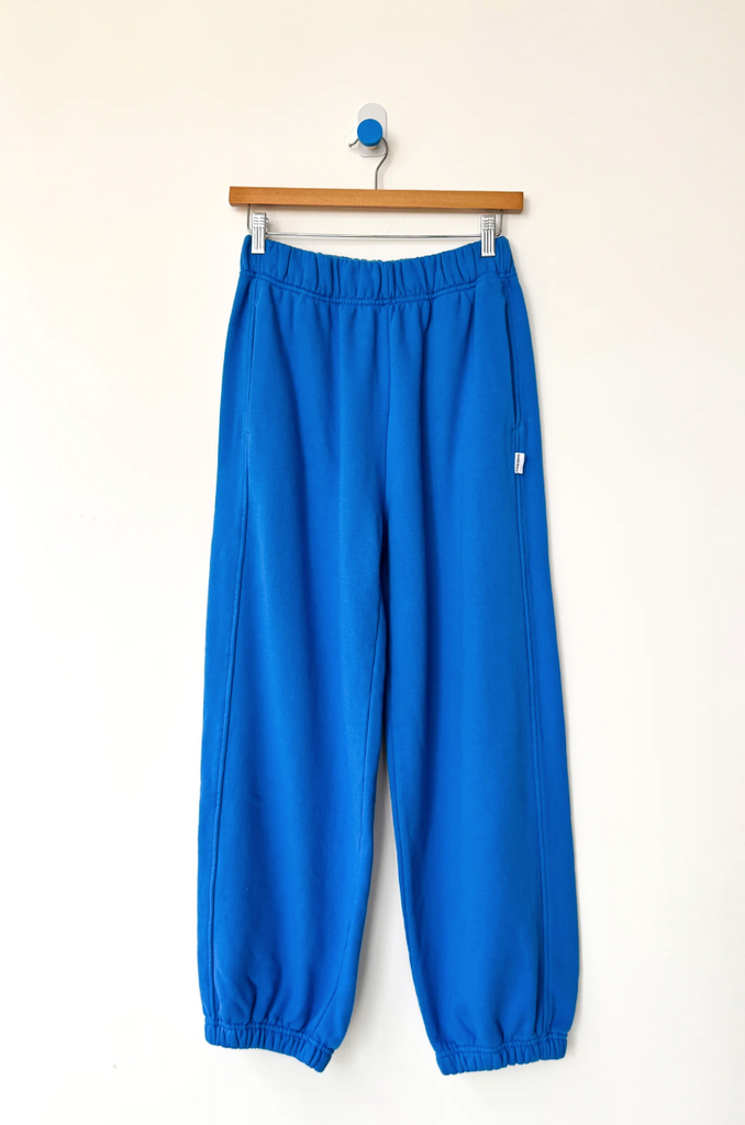 French Terry Balloon Pants, Lagoon