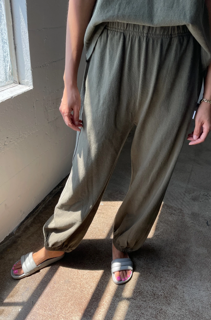 Balloon Pants, Olive