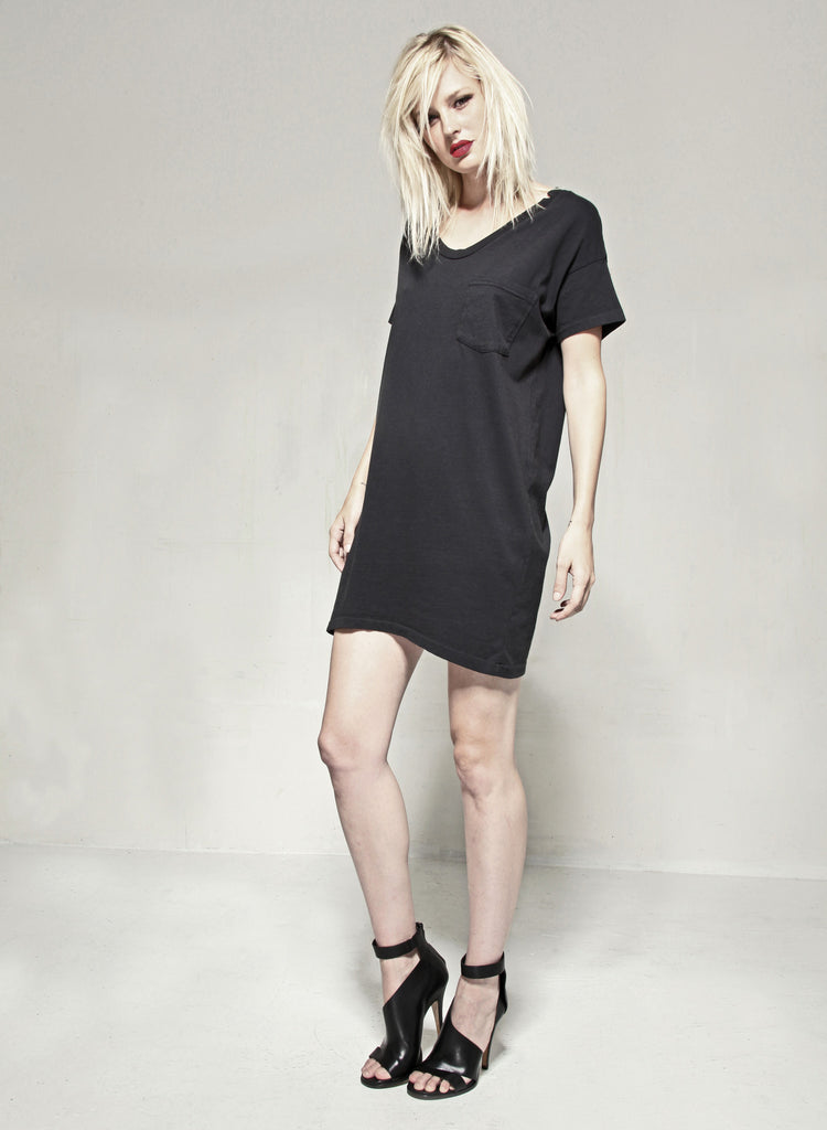 #60 Tee Dress, Java Wash